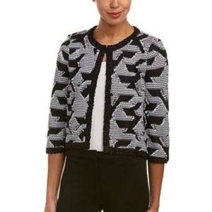 St. John printed cardigan